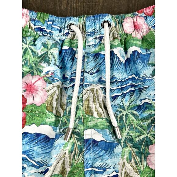 Franks OAHU Tropical Jungle Swim Shorts Trunks Board Shorts Small Hawaiian - Picture 3 of 10